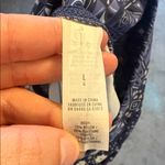 Aerie  Size Large 7/8 High-Rise Blue Floral Geometric Print Leggings. Photo 5