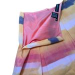 Dana Buchman  Women Silk Pleated lined pink/blue/yellow skirt size 10‎ Photo 4