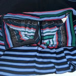 ZARA Womens Striped A Line Skirt A911 Photo 2