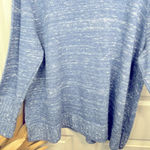 Nic+Zoe  Women's Blue Pullover Sweater Mock Neck Long Sleeve Casual Size XXL Photo 7