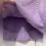 Queen of Sparkles Pearl Beaded Crop Sweatshirt Purple Size M Photo 2