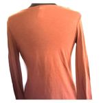 Avon Mark long sleeve tie front blouse size small Brown Photo 2