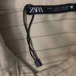 ZARA  Pinstripe Micro Mini Skirt Suit Set  NEW L/XL Corporate Siren Coquette Girl Photo 12