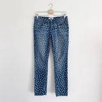 Paige Y2K  White Rose Skyline Ankle Peg Jeans Size 27 Photo 2