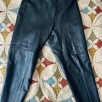 Avenue Vintage Y2K black 100% real leather grunge whimsigoth pants Photo 0