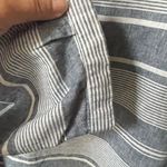 Sigrid Olsen  cropped size L linen cotton blend striped top. Photo 2