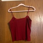 BP Red Lace Bow Cami Tank Top Photo 1