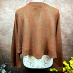 Olivaceous Cropped Sweater/Shawl - Fall Harvest - size M/L Photo 11