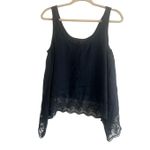 American Eagle ✨ Navy Lace Hem Sz Small Tank Top✨ Photo 3