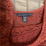 American Eagle  Outfitters Maroon Long Sleeve lace scoop neck Top women’s xsmall Photo 2