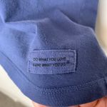 Life is Good Blue T Shirt Camping Mountains Sz Large V Neck Photo 3