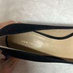 Ann Taylor Black Block Leather Heel Pumps Photo 1
