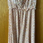 Floral midi dress Orange Photo 0