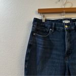 Good American  Women's Good Legs Cropped Mini Boot Mid Rise Jeans Size 16 Indigo Photo 3