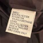 Bill Blass Vintage  Women’s Suit Jacket Sz 12 Dark Academia Minimalism 90’s Brown Photo 3