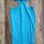 Retrofete Raven Dress in Peacock Blue Size XS Halter Open Back NWT Photo 4