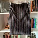 Max Studio  Black, Red, and Gray Patterned Skirt Size Small Photo 0
