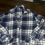 Old Navy Navy and White Checkered Shirt Photo 2