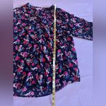 Philosophy Floral Short Sleeve Blouse floral and animal print 3/4 sleeves 2X Photo 15