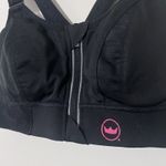 SheFit Women's 1Luxe Adjustable Black Ultimate Sports Bra Zip Front Size M Photo 1