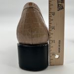 Donald Pliner Women Avi Beige Leather Tassel Block Heel Penny Loafer Shoes Sz 10 Photo 4