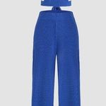 Cider HALTER CROP TOP & HIGH WAIST STRAIGHT LEG TROUSERS SET Photo 0