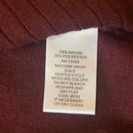 Cable & Gauge  open cardigan women’s small burgundy lightweight soft ribbed sides Photo 2
