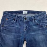 Hudson Jeans Hudson Flap Pocket Medium Wash Stretch Straight Leg Jean Womens Size 26 HEMMED Photo 2