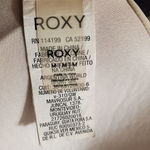 Roxy  Cream & Black Striped Halter Bikini Top (M) Photo 4