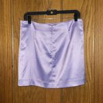 House of Harlow 1960 Satin Lilac Mini Skirt Size Medium Purple Photo 5
