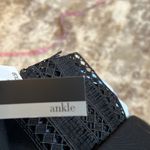 Alfani Golden Eclectic Black Tassel Lace Dress Trouser Pants | 16 Photo 8