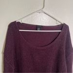 Calvin Klein Jeans Scoop Neck Sweater Purple Metallic L Size L Photo 1