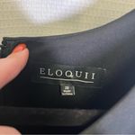 Eloquii  | Black Womans Dress Off Cold Shoulder‎ 20 Fitted Photo 6