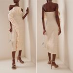 Mara Hoffman  Kana Strapless Smocked Midi Dress Size XS NWOT Photo 14