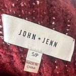 John + Jenn  Burgundy Knit Sweater - Size: Small Photo 1