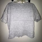 Madewell Women's Marled Sweatshirt Tee size M/L Item Basic Casual Cotton Cropped Photo 1