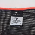 Nike Orange Black Mesh Long Sleeve DRIFIT Thumbhole Top size XL workout gym Photo 7