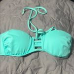 Victoria's Secret Victoria’s Secret bandeau strapless Mint Green Bikini Top Small Photo 1