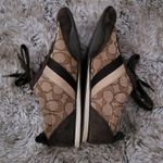 Coach Kelson Signature Monogram Women's Tennis Sneakers Brown Size 7.5 Photo 3