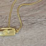 Liz Claiborne Vintage Rectangle Crest Logo Pendant Photo 5
