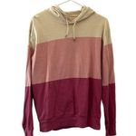 J.Crew re-imagined ombre red orange and white sunset hoodie sweater casual comfo Photo 0