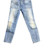 Diesel  Hushy slim ankle length jeans y2k style stretch medium wash low rise‎ 28 Photo 0