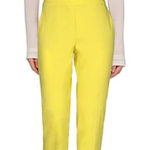 Theory Lime Bright Linen Blend Pull On Pants Size 12 Photo 0