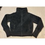 Athleta  Tugga Sherpa Fleece Crop Jacket Bali Green Athleisure Outdoor Size Small Photo 2