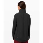 Lululemon Rulu Rally Wrap Black Size 4 Jacket Cardigan Gym Walking Mid-Length Photo 1