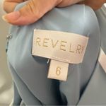 NWT Revelry Madeline Convertible Chiffon Maxi Dress Light Blue Size 6 Photo 4