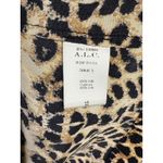 ALC Frank A.L.C. Luxe Raglan Short Sleeves Leopard Print Silk Blouse Size 2 Photo 5
