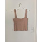 Pink Lily beige cropped tank top Photo 2