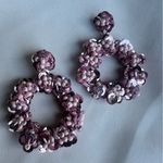 BaubleBar Sequin Pink and Lilac Beaded Earrings Photo 2
