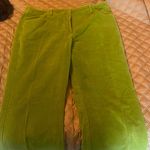 Marina Rinaldi size 17 (US 10) green corduroy pants but flare cute euc Photo 1